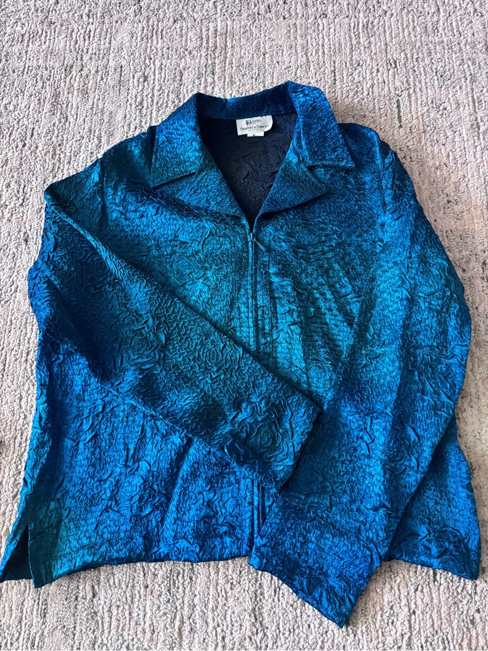 Vintage Drapers and Damon’s blue jacket